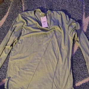 NWT…Athmile Green Long Sleeve Top